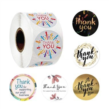 ملصقات شكرا ذاتية اللصق