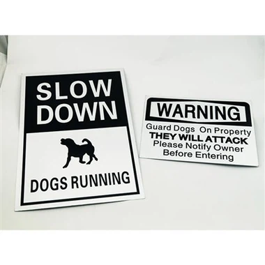 إبطاء لافتات الأحياء